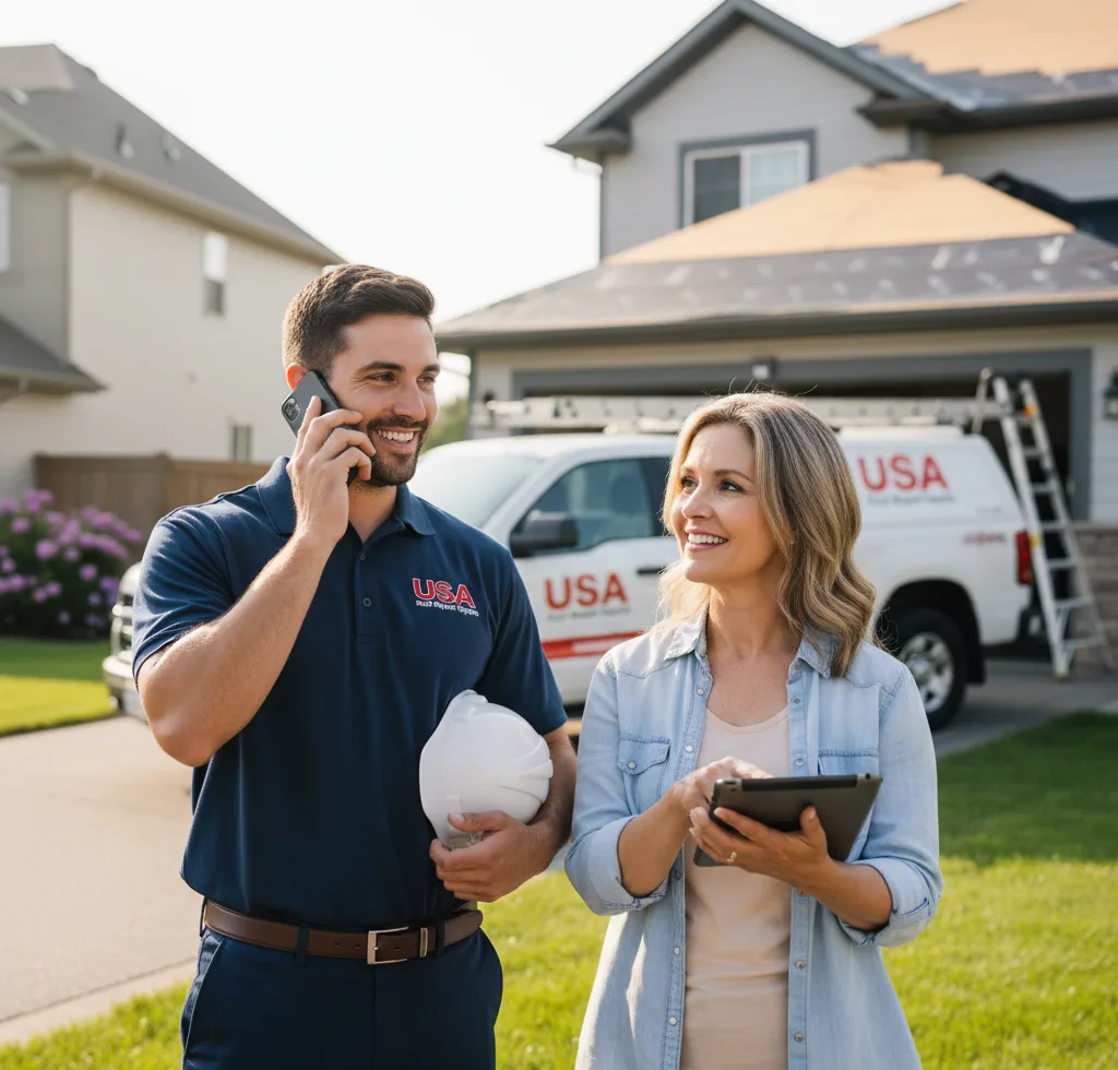 USA Roof Repair Experts customer support in Fredonia